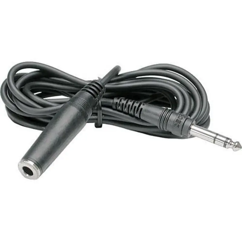 Hosa Stereo 1/4'' Female Phone to 1/4'' Male Phone TRS Headphone Extension Cable - 10'