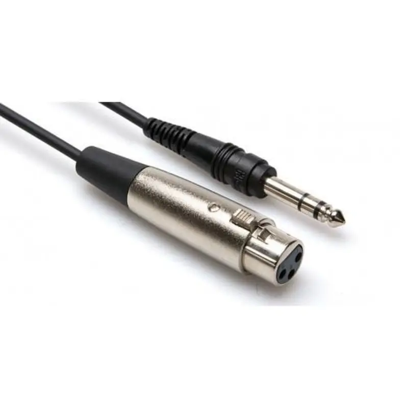 Hosa Stereo 1/4'' Male to 3-Pin XLR Female Interconnect Cable - 10