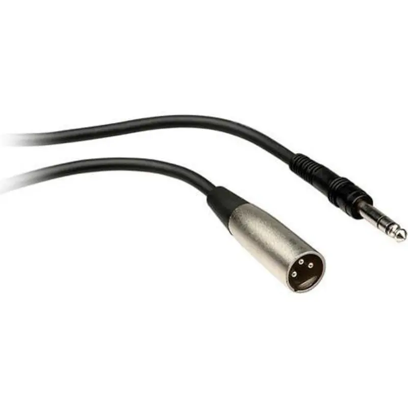 Hosa Stereo 1/4'' Male to 3-Pin XLR Male Interconnect