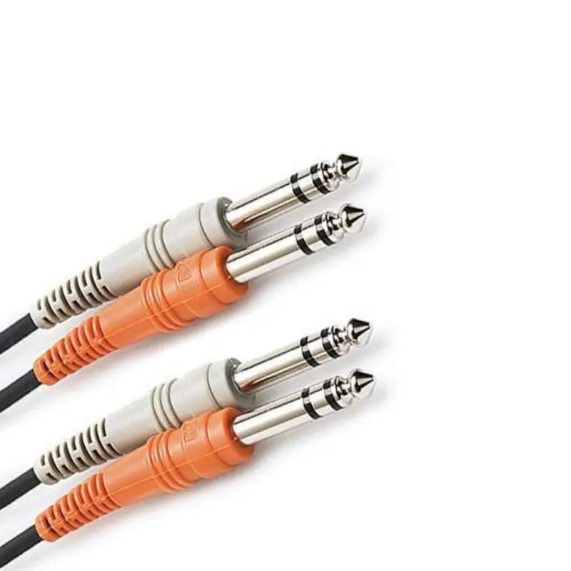 Hosa 2 1/4'' Male to 2 1/4'' Male Stereo Audio Cable - 6.5'