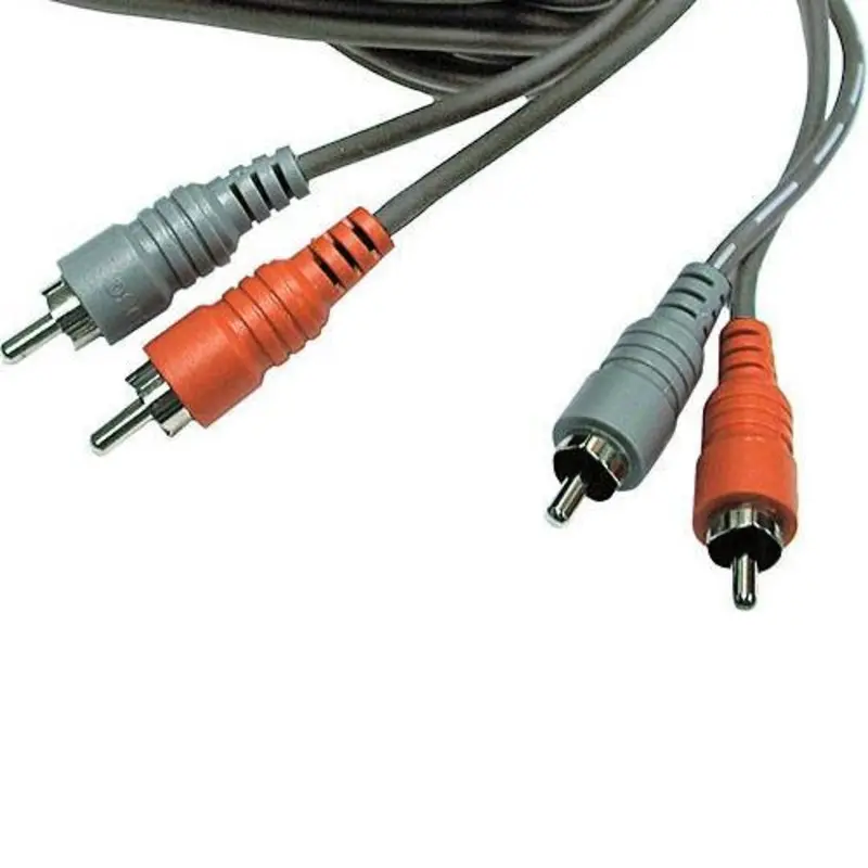 Hosa 2 RCA Male to 2 RCA Male Dual Cable (Nickel Contacts) - 13'