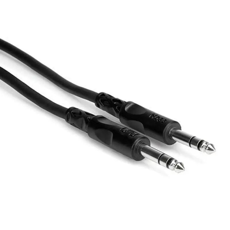 Hosa Stereo 1/4'' Male Phone to 1/4'' Male Phone TRS Cable - 15'