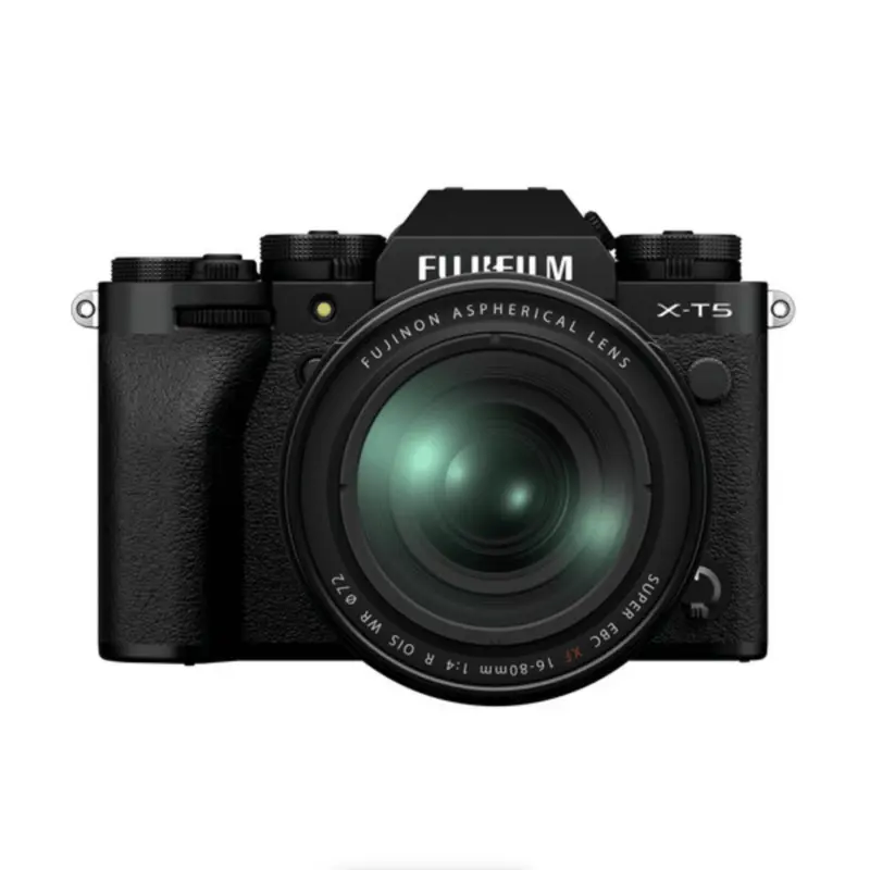 FUJIFILM X-T5 Mirrorless Camera with XF 16-80mm f/4 R OIS WR Lens (Black)