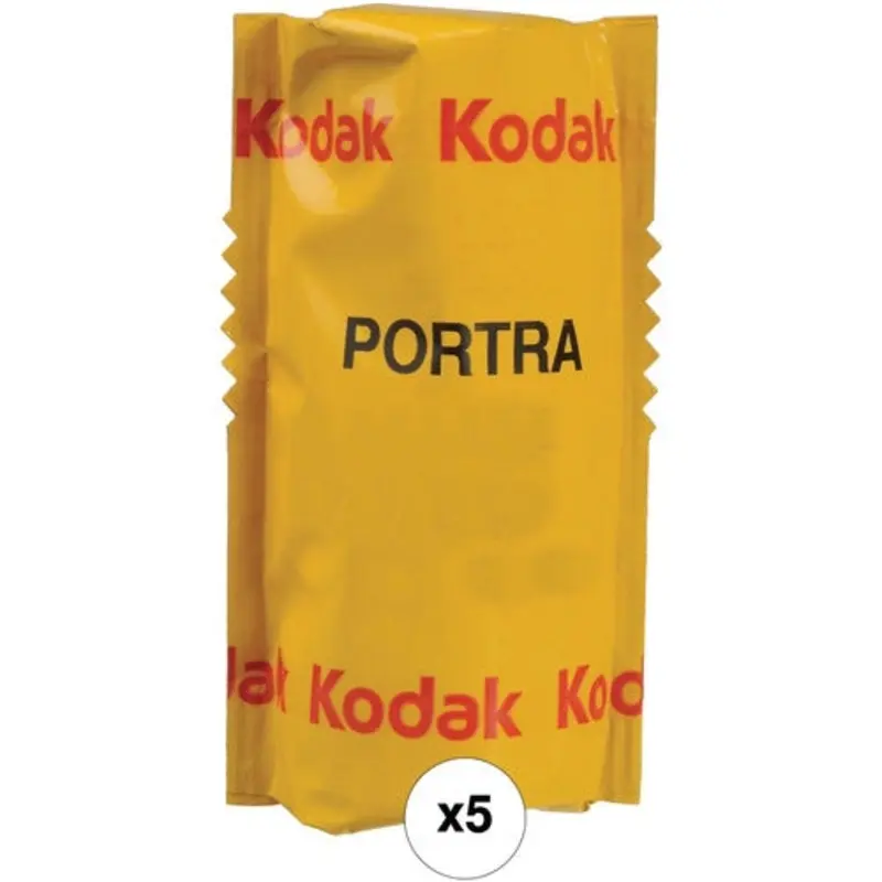 Kodak Professional Portra 160 Color Negative Film (120 Roll Film) 5-Pack