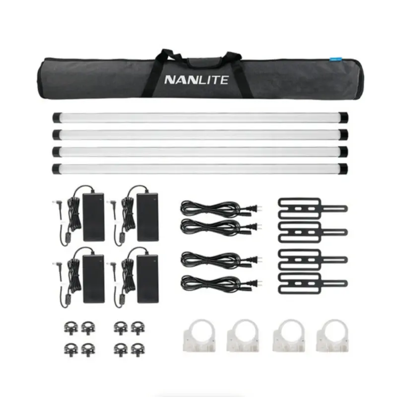 NanLite PavoTube II 30X RGBWW LED Pixel Tube 4-Light Kit