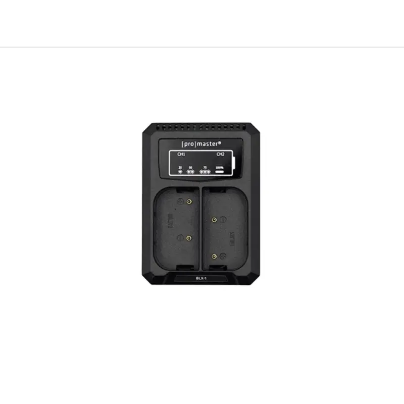 ProMaster Dually USB Charger for OM System BLX-1