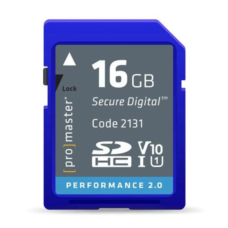 ProMaster Performance 2.0 SD Memory Card - 16GB