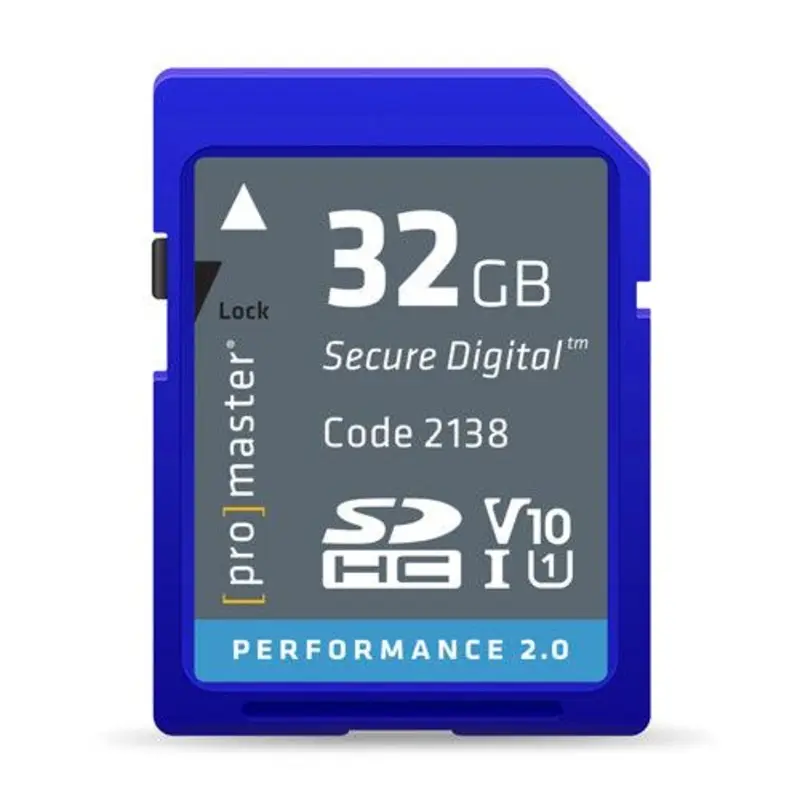 ProMaster Performance 2.0 SD Memory Card - 32GB