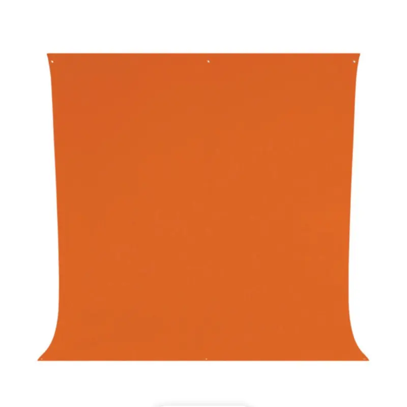 Westcott Wrinkle-Resistant Backdrop - Tiger Orange (9' x 10')