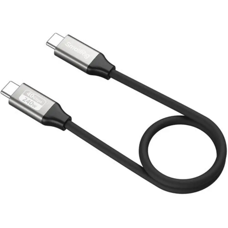 SmallRig USB-C Straight-to-Straight Cable (13.8in)  - 40Gbps + 240W + 8K