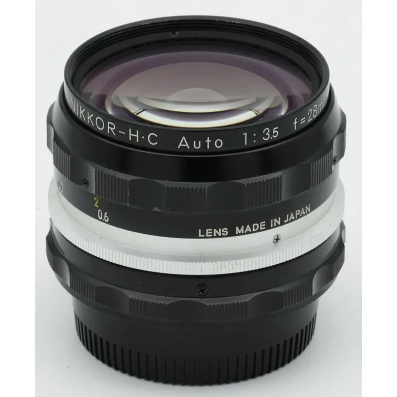 * USED * Nikon Nikkor-H Auto 28mm F3.5 Non-Ai Film Lens