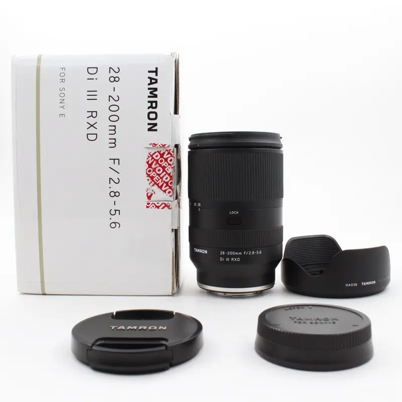 * USED * Tamron 28-200mm f/2.8-5.6 Di III RXD Lens Sony FE Mount Boxed