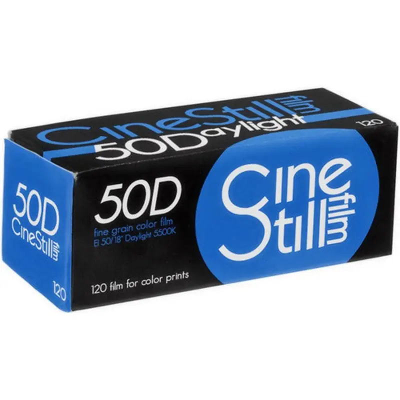CineStill Film 50Daylight Color Negative Film (120 Roll Film)