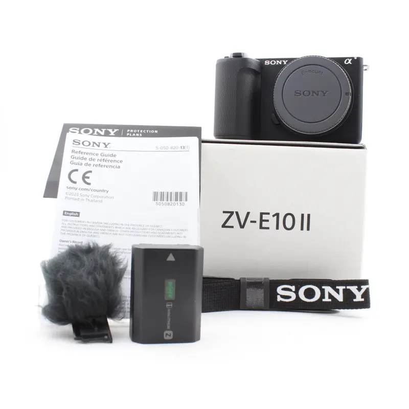 * OPEN BOX EXCELLENT * Sony ZV-E10 II Mirrorless Camera (Black)