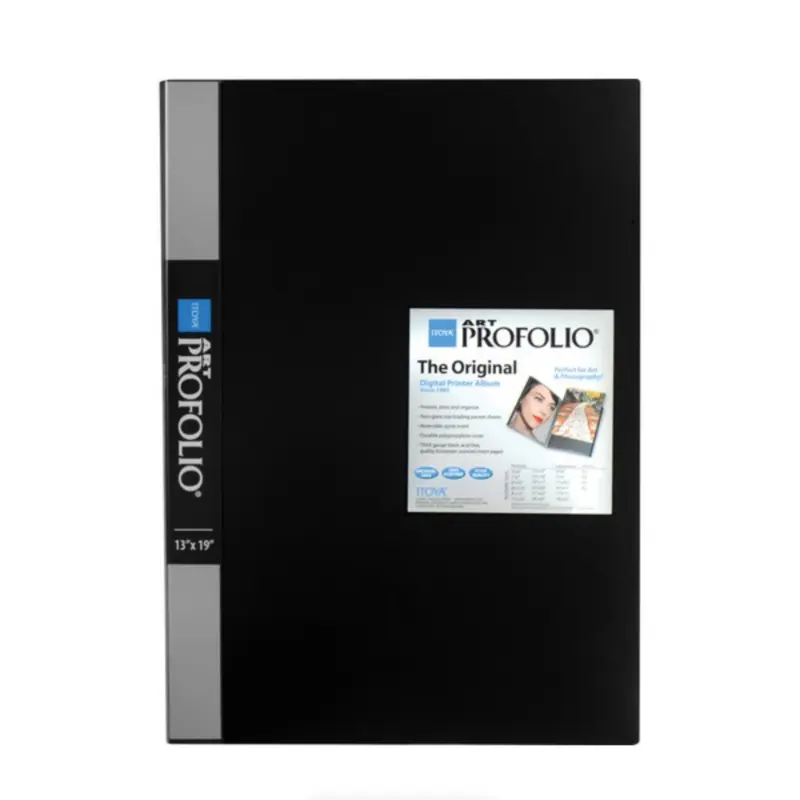 Itoya Art Profolio Original Storage/Display Book (13 x 19", 24 Two-Sided Pages)