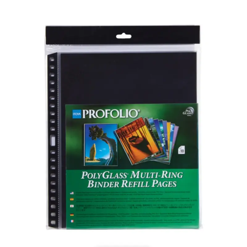 Itoya ProFolio PolyGlass Pages (Portrait, 8.5 x 11", 10 Pages)