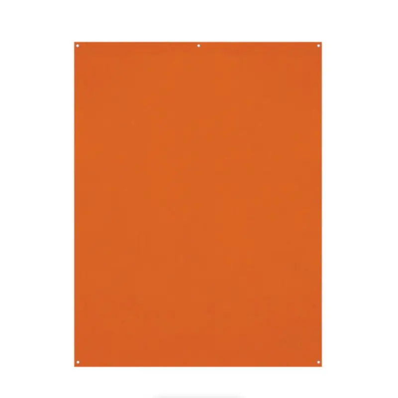 Westcott Wrinkle-Resistant Backdrop - Tiger Orange (5' x 7')