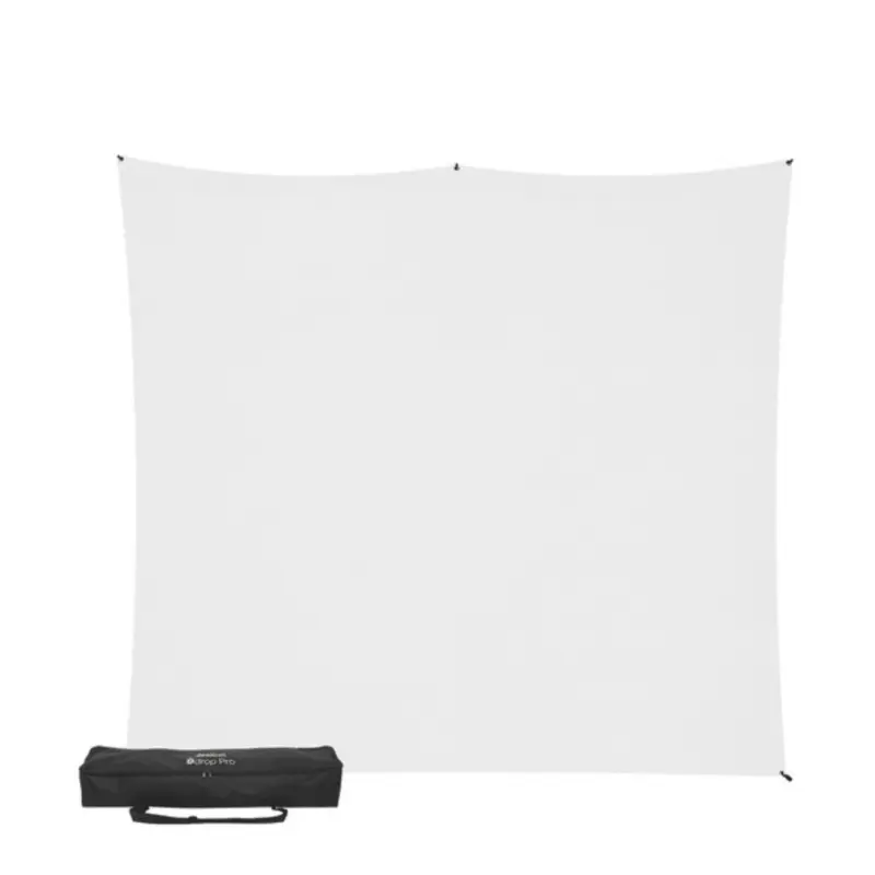 Westcott X-Drop Pro Fabric Backdrop Kit (High-Key White, 8 x 8')