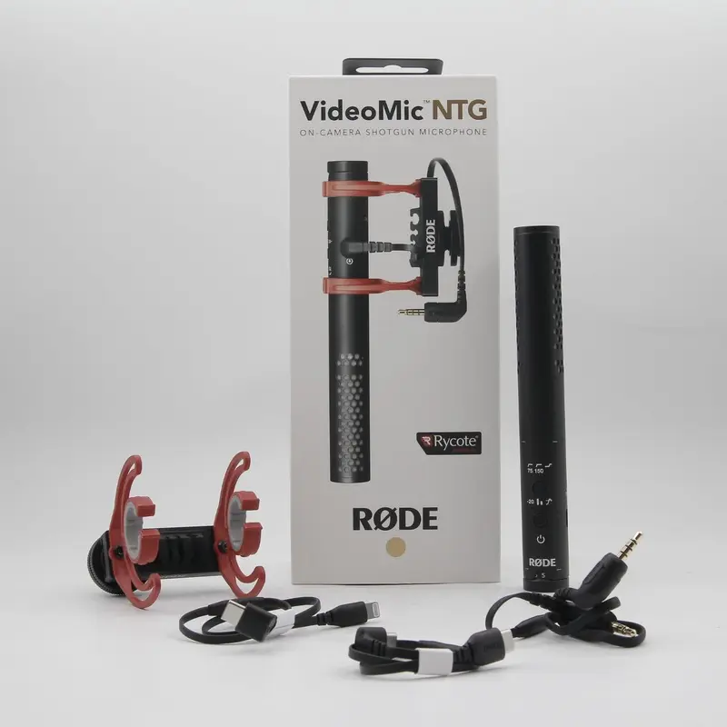 * OPEN BOX GOOD * Rode VideoMic NTG Hybrid Analog/USB Camera-Mount Shotgun Microphone