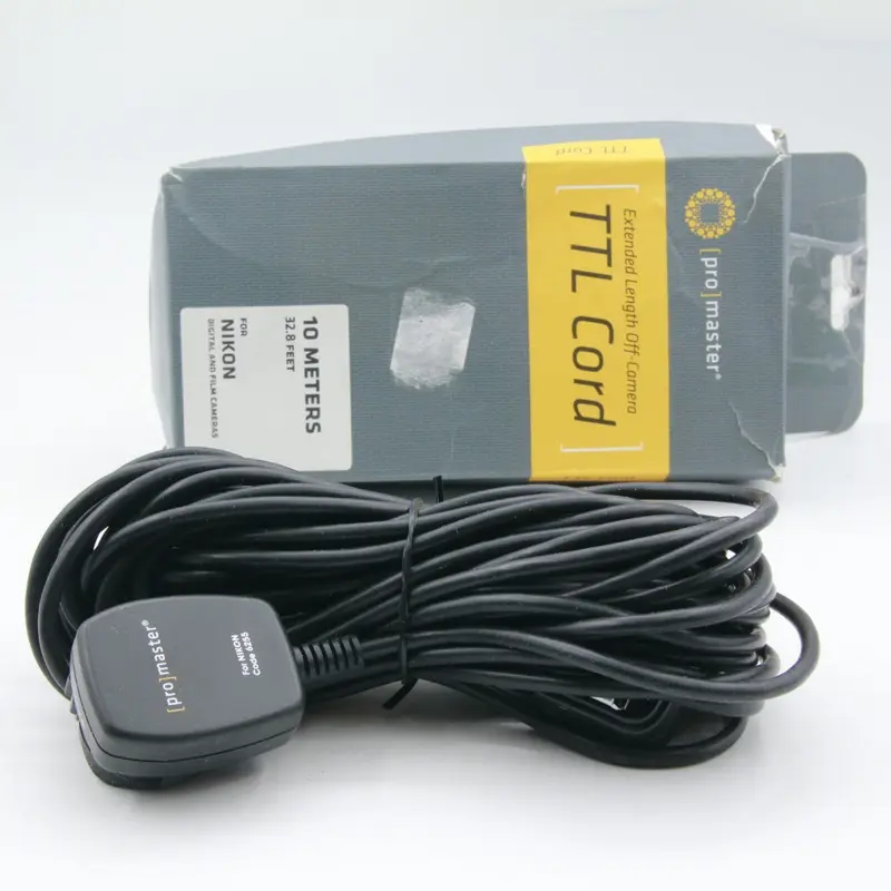 * OPEN BOX FAIR * ProMaster TTL Flash Cord for Nikon - 32'