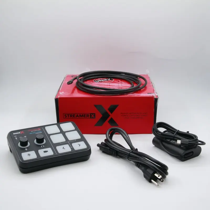 * OPEN BOX EXCELLENT * RODE X Streamer X Audio Interface and Video Streaming Console