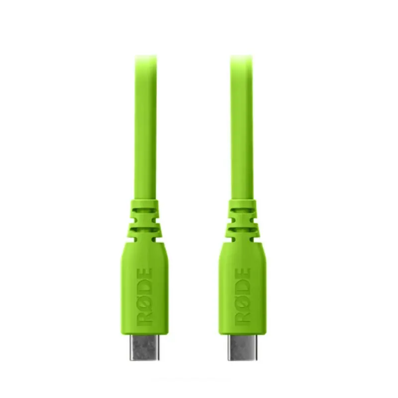 RODE SC27 SuperSpeed USB-C to USB-C Cable (Green, 6.6')