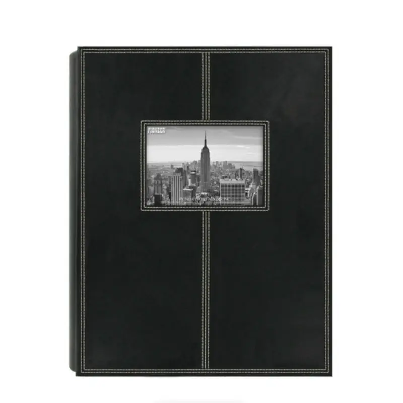 Pioneer 5PS300 Sewn Frame Leatherette Photo Album (Black)