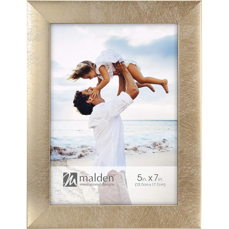 Malden Linear - Metallic Gold 5x7 Frame