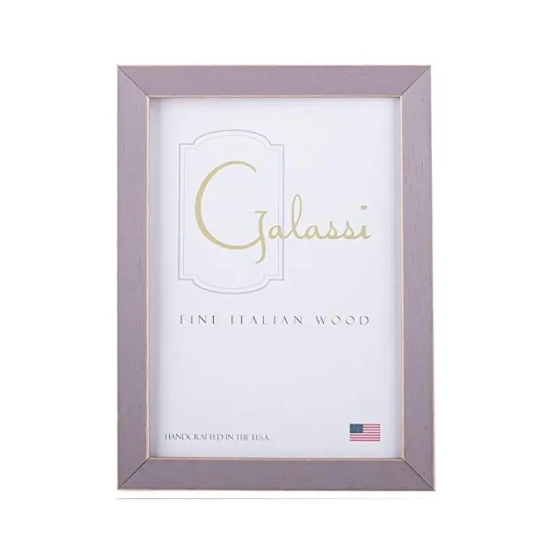 Galassi Italian Wood Photo Frame - Grey Burl - 4x6