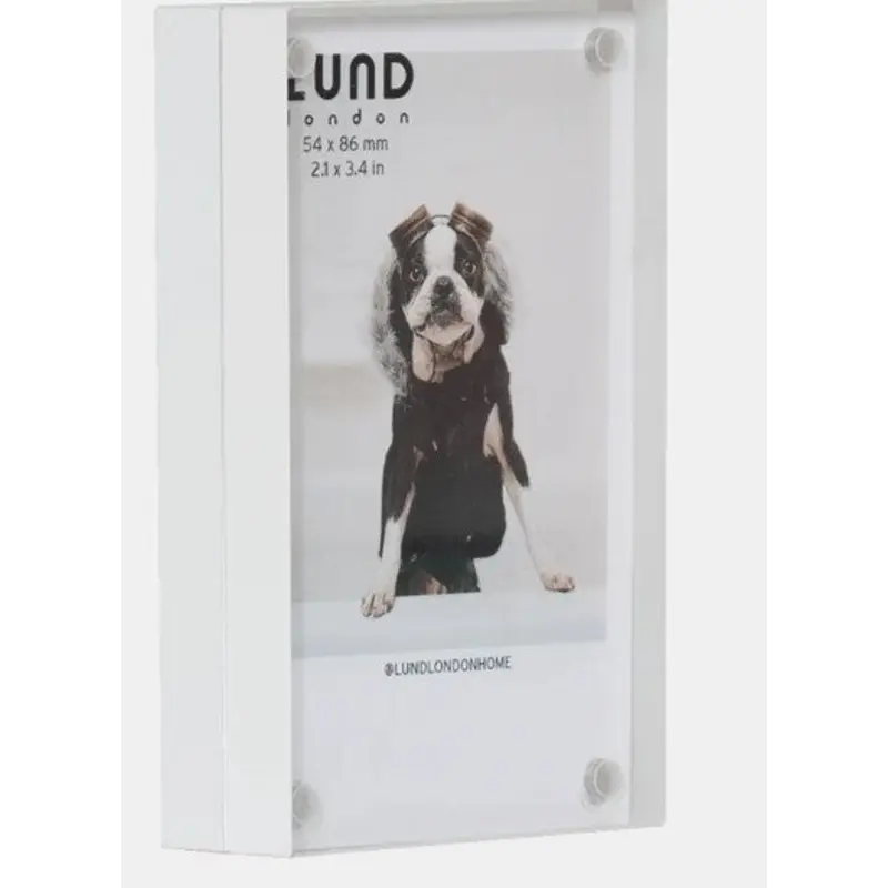 Lund 2x3 Instax Magnetic Frame White