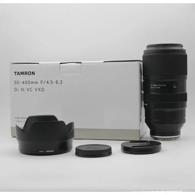 * OPEN BOX EXCELLENT * Tamron 50-400mm f/4.5-6.3 Di III VC VXD Lens for Sony E