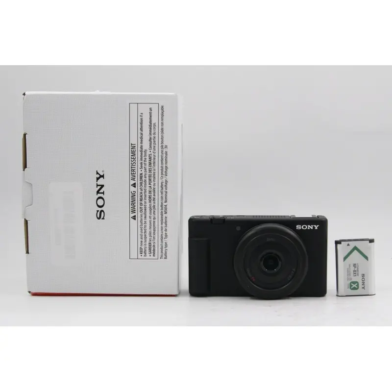 * OPEN BOX FAIR * Sony ZV-1F Vlogging Camera (Black)