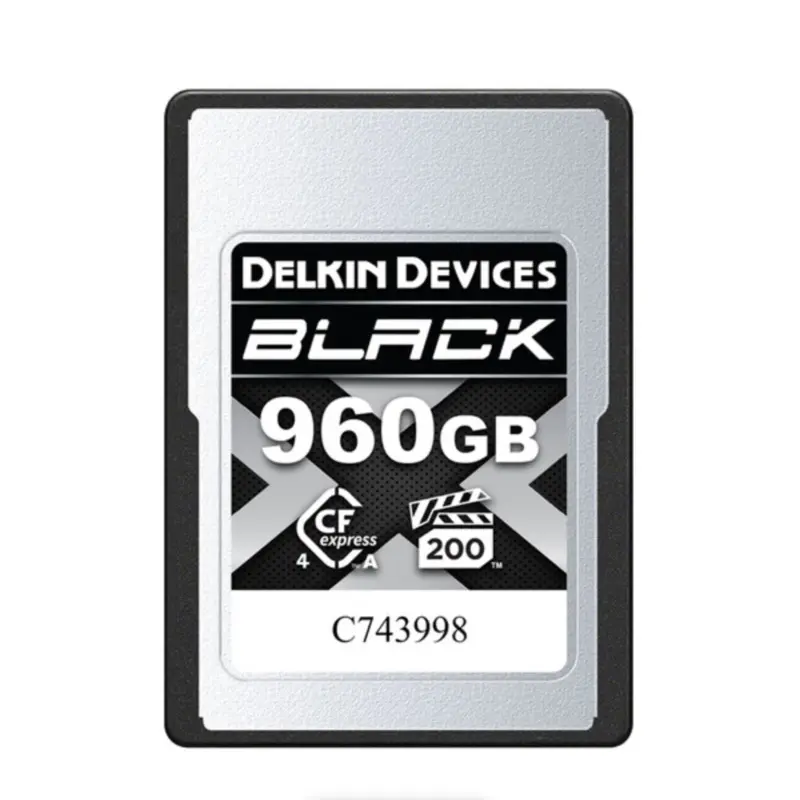 Delkin Devices BLACK CFexpress Type A 4.0 Memory Card - 960GB