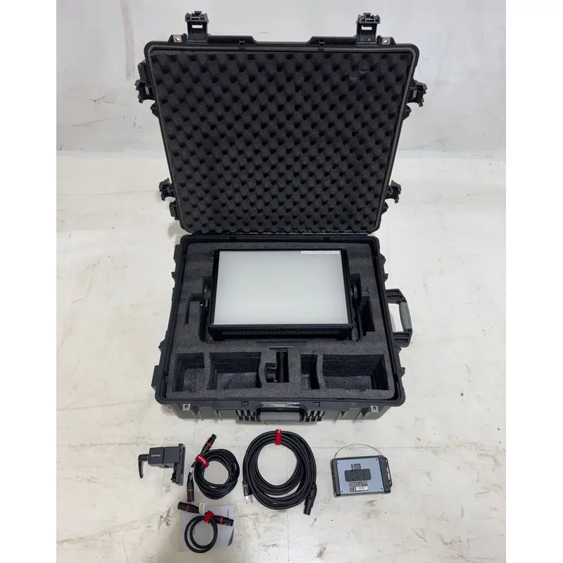 * OPEN BOX EXCELLENT * Aputure Nova P300c RGBWW LED Panel with Rolling Case Kit