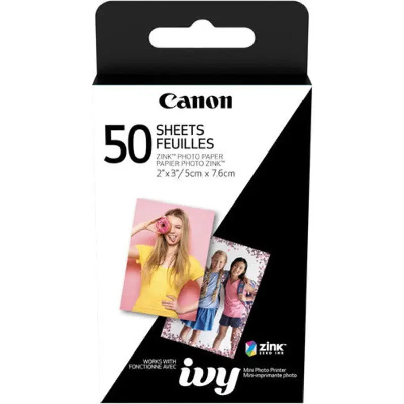 Canon ZINK Photo Paper Pack - 2x3" (50 Sheets)