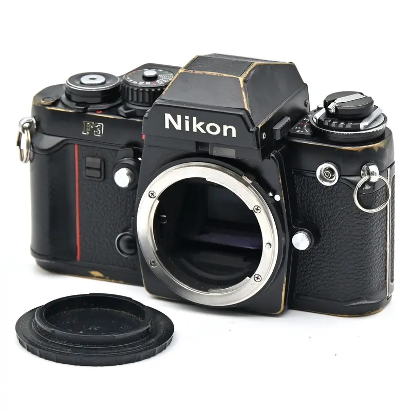 * USED * Nikon F3 Eye Level Finder 35mm SLR Film Camera (Black)