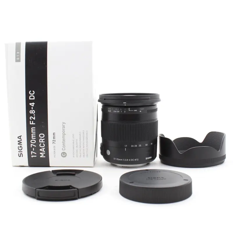 * USED * Sigma Contemporary 17-70mm f/2.8-4 DC Macro Lens Canon EF Mount Boxed