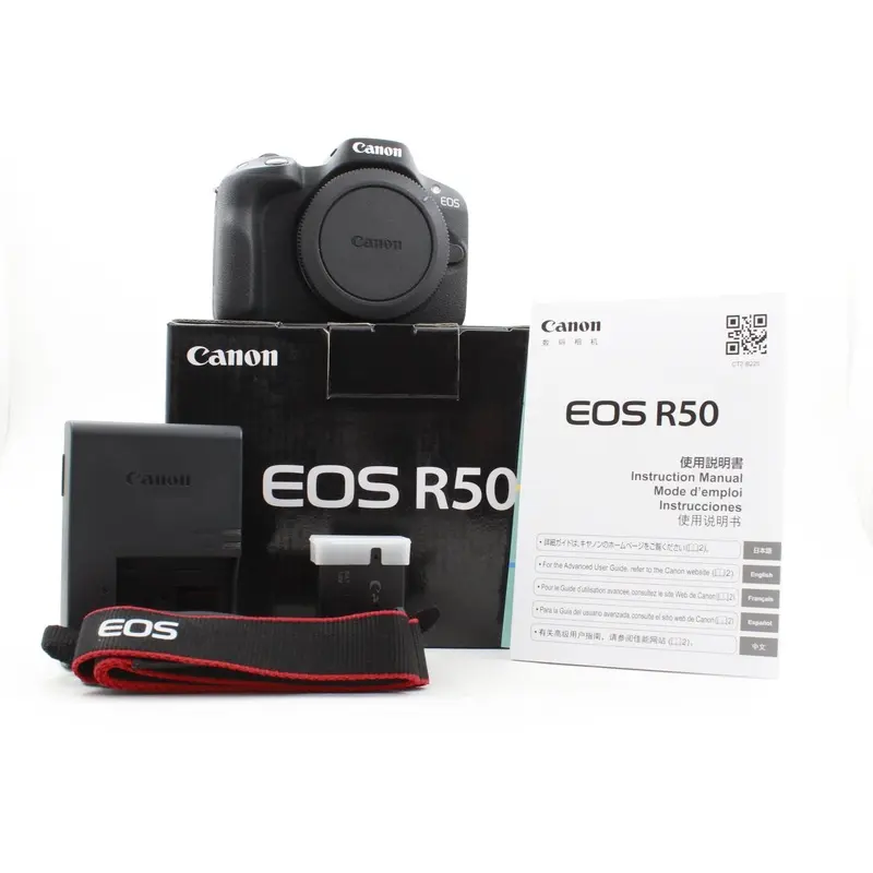 * OPEN BOX EXCELLENT * Canon EOS R50 Mirrorless Camera (Body Only, Black)