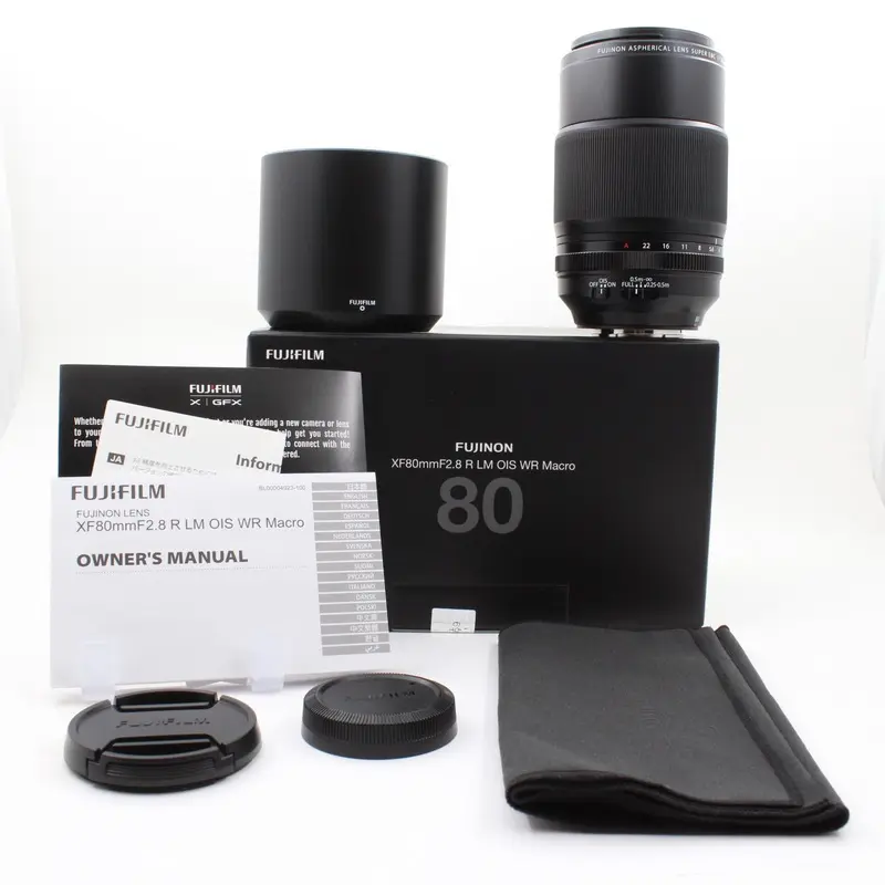 * OPEN BOX EXCELLENT * Fujifilm XF 80mm f/2.8 R LM OIS WR Macro Lens