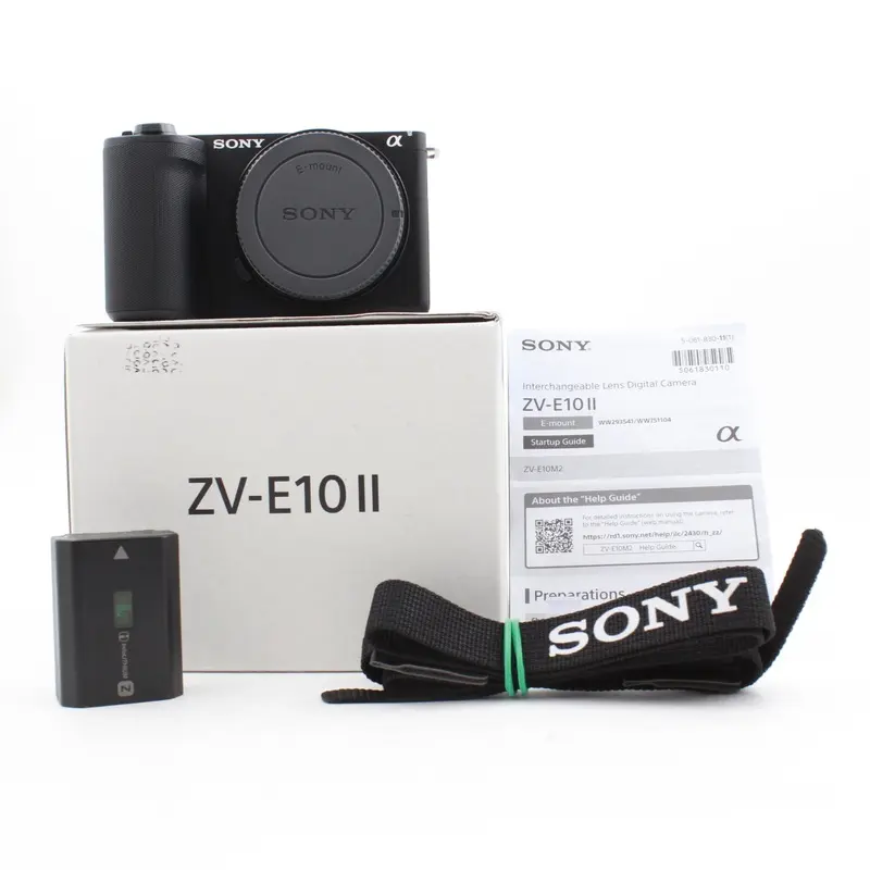 * OPEN BOX GOOD * Sony ZV-E10 II Mirrorless Camera (Black)