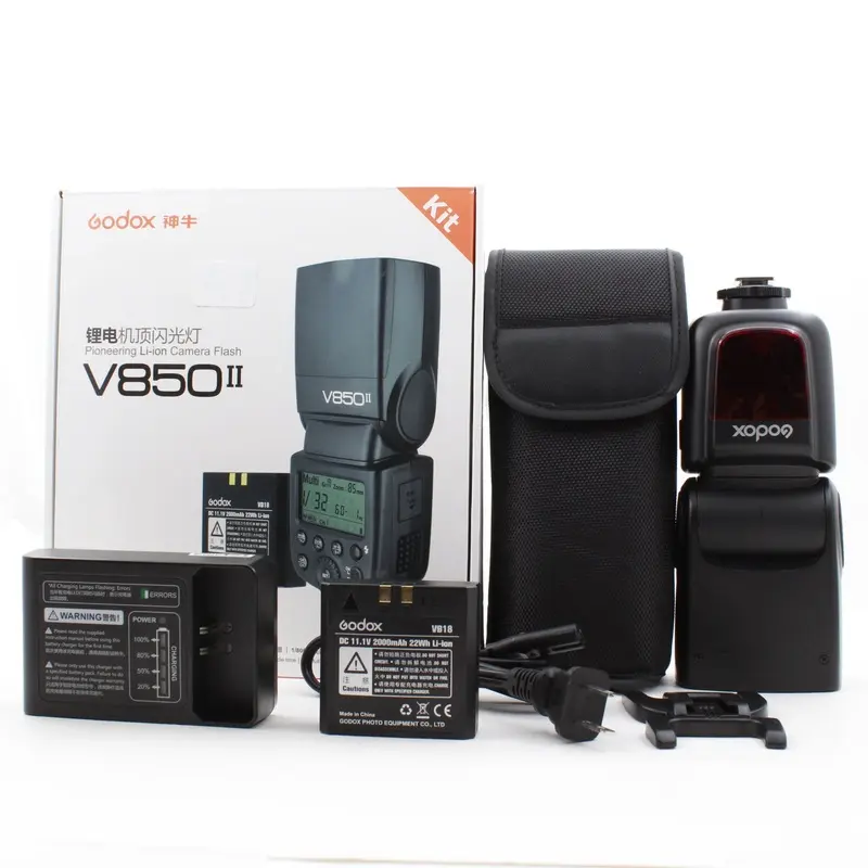 * USED * Godox VING V850II Li-Ion Flash Kit Boxed
