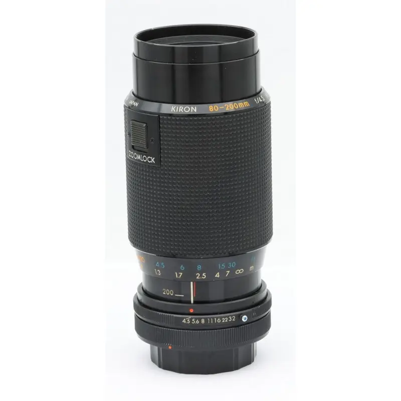 * USED * Kiron 80-200mm F4.5 Macro 1:4 Film Lens w/ Zoomlock for Canon FD