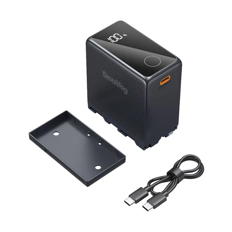 SmallRig L-Series/NP-F970 USB-C Rechargeable Camera Battery (Black)