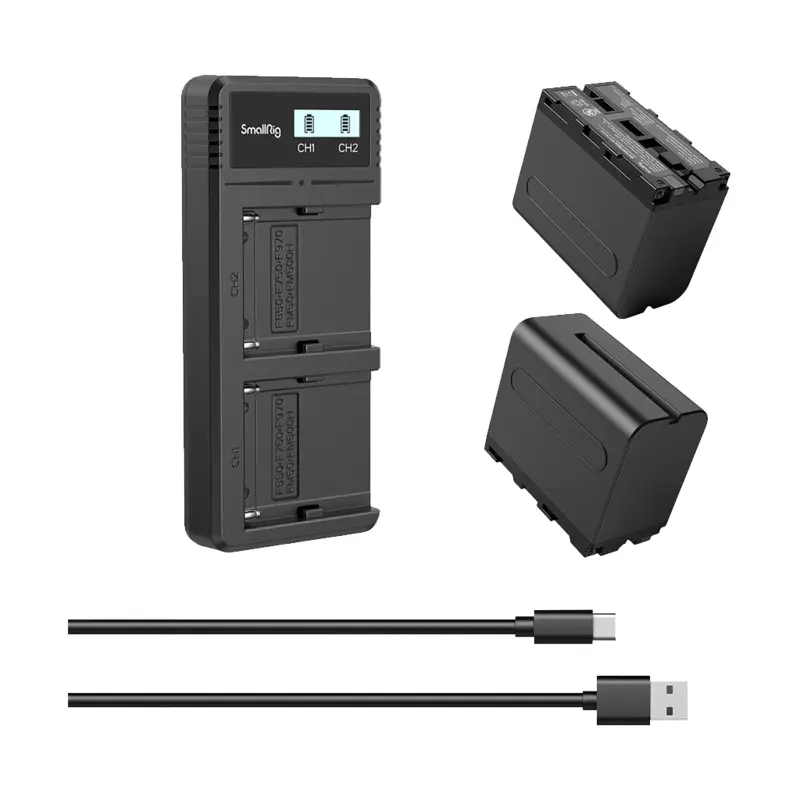 SmallRig NP-F970 Dual-Battery and Charger Kit