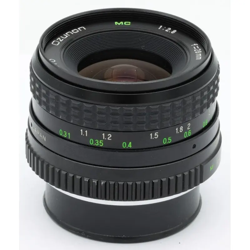 * USED * OZUNON 28mm f/2.8 Wide Angle Lens for Minolta MD Mount