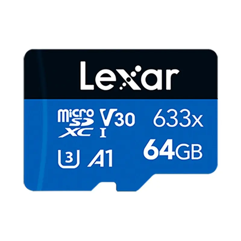 Lexar 64GB microSDXC 633x 100MB/s UHS-I Memory Card