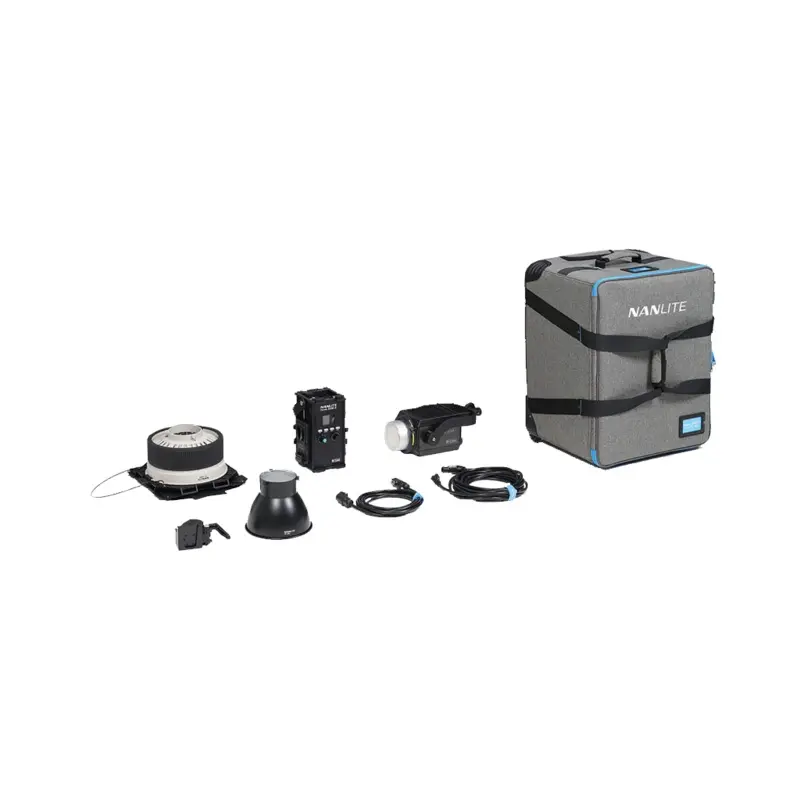 Nanlite Forza 300B II Bi-Color LED Monolight (Fresnel and Rolling Case Kit)