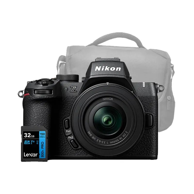 Nikon Z50 II Mirrorless Digital Camera with 16-50 Lens + Bag and Card