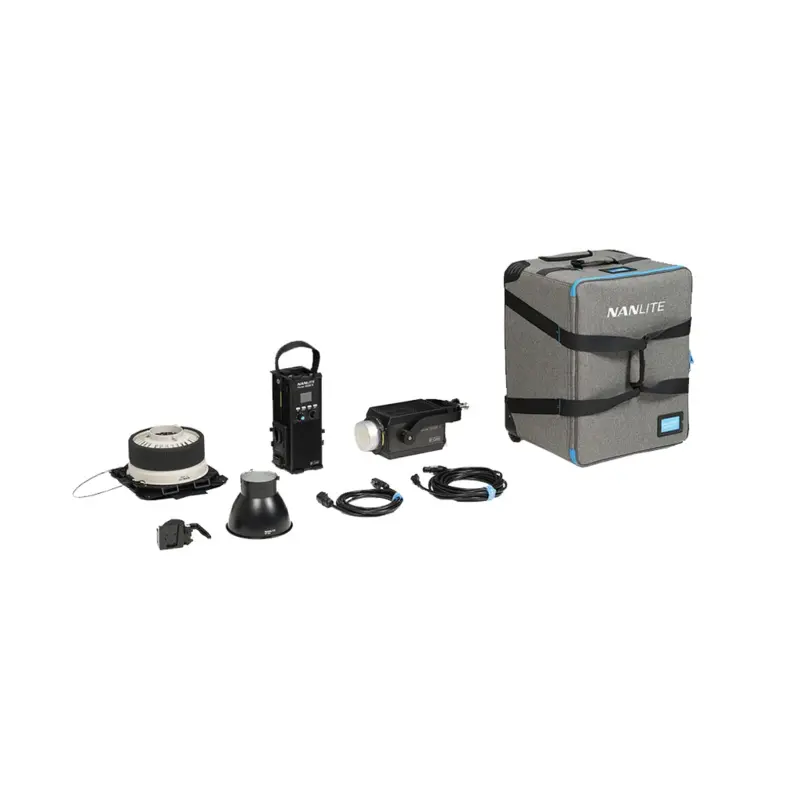 Nanlite Forza 500B II Bi-Color LED Monolight (Fresnel and Rolling Case Kit)