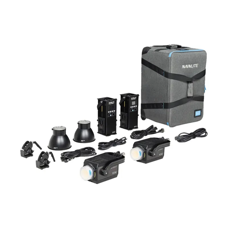 Nanlite Forza 500B II Bi-Color LED Monolight (Travel 2-Light Kit)
